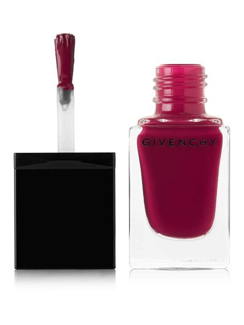 givenchy nail polish pourpre edgy|Givenchy beauty framboise velours.